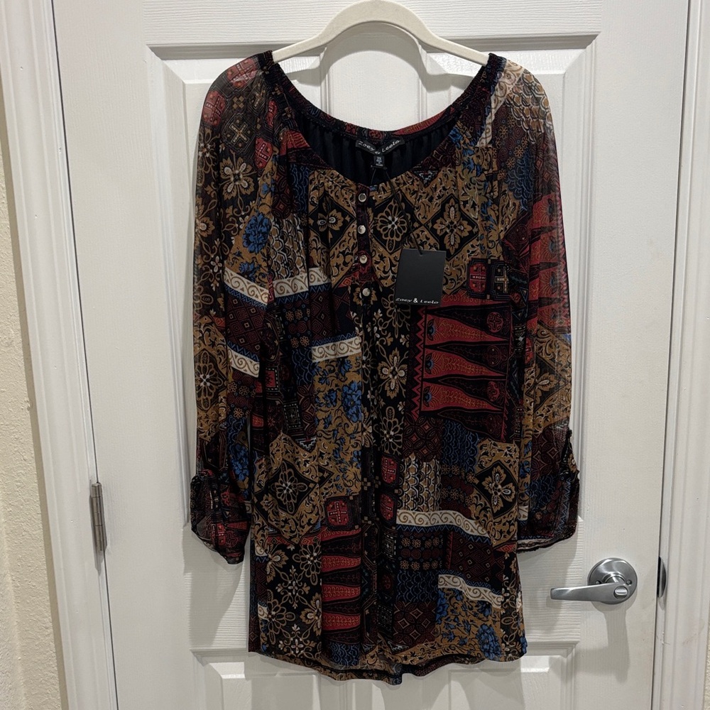 Zoey & Leelo Patchwork Top